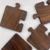 4 Stück/Set Walnuss Puzzle Tassenuntersetzer Rutschfest Hitzebeständig Holz Tee Kaffee Untersetzer Zuhause Tischsets Dekorationen Barwerkzeuge