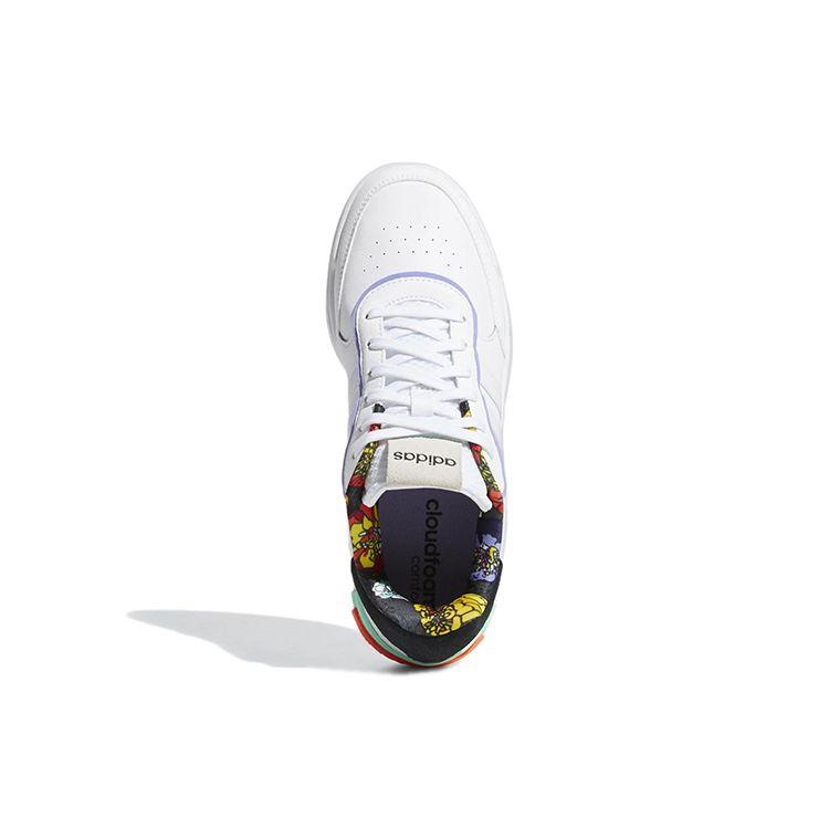 Adidas Neo Postmove Se Leather Casual Slip Resistant Durable Low Top Skate Shoes Women Sneakers Cloud-White GY6122