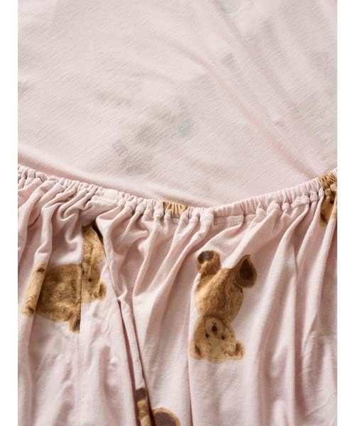 Gelato Pique Sleep Bear Pattern Set PSGG244831PNKS 2-Piece (Single)