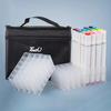 Universal Marker Pen Storage Bag With Slots Base Multifunctional Large-Capacity Marker Pen Holder Table Organizer Case