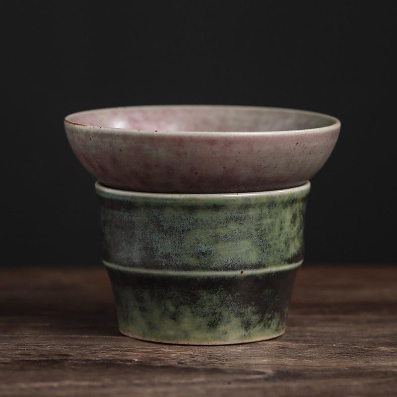 

Сияющий Журавль Сет для Кунг-фу чая Аксессуары Сетка-фильтр для чайного листа Керамическое ситечко для чая