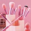 33 Piece Pink Makeup Brush Set With Sponge Professional Tools For All Makeup Types