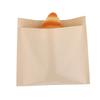100 Stück Einzel-/Doppelöffnung Fettabweisende Papier-Geschenktüten Flach Fettfest Braun Für Keks Snack Sandwich Popcorn