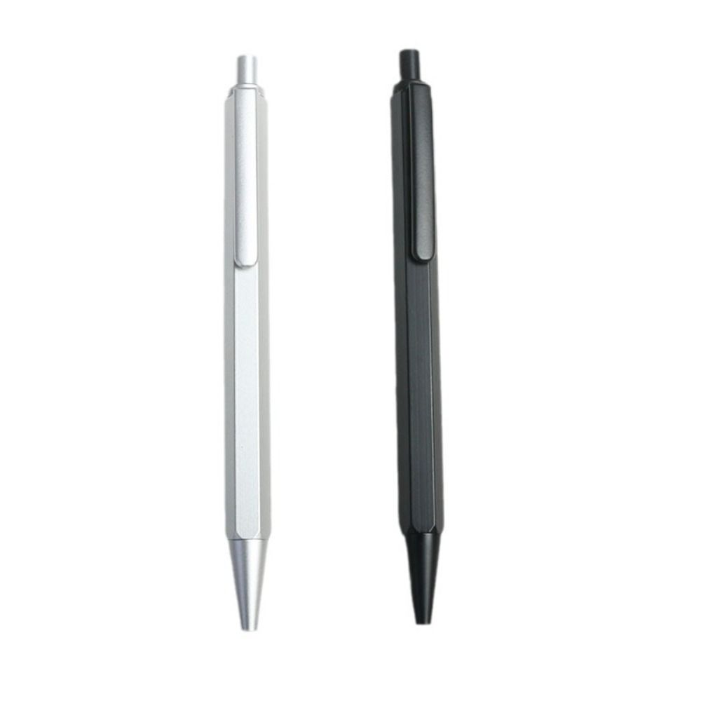 All Metal Ballpoint Pen Press Type Writing Pen Refillable Executive Pen  School Office