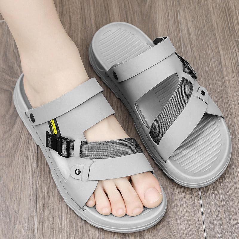 Pánské ležérní sportovní sandály léto nadměrná velikost venkovní chladivé turistické plážové boty pohodlná měkká podrážka prodyšné pantofle pro dvojí použití