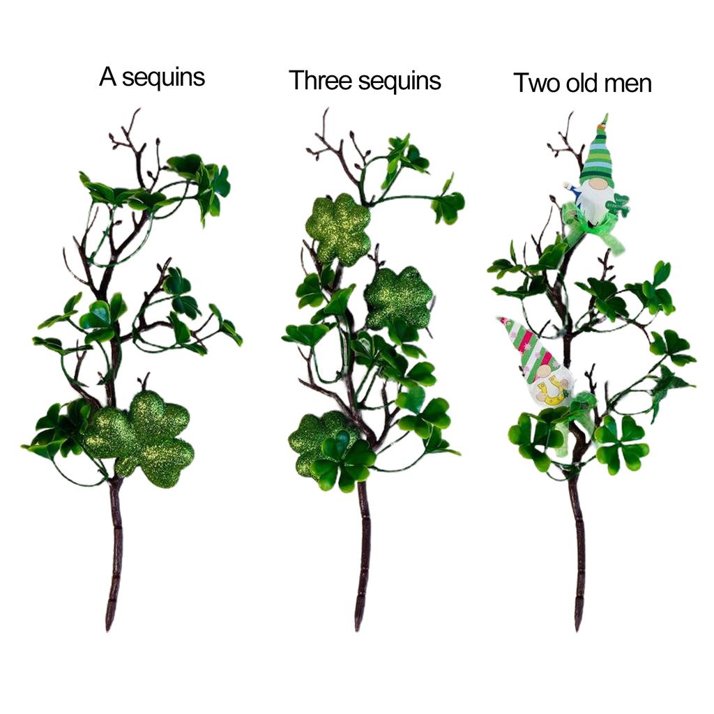 Kunstbloemenstruik Levendige Kleuren Duurzaam Plastic Levensgetrouw Veel Gebruikt Nep Klaver Stengel