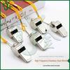 Stainless Steel Sports & Survival Whistles (10-Pack)