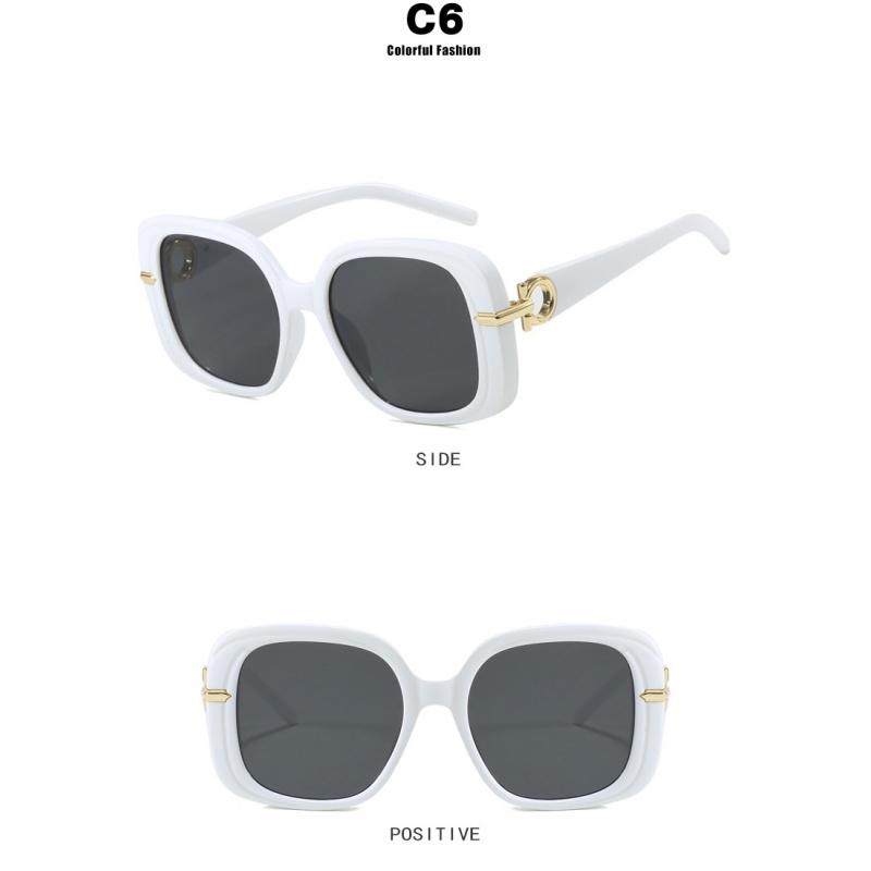 Women's sunglasses, fashion sunglasses, square large-frame sunglasses.