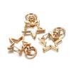 10pcs Cat Heart Snap Hook Trigger Clips Buckles for Keychain Lobster Lobster Clasp Hooks for Key Ring Clasp Jewelry Accessories