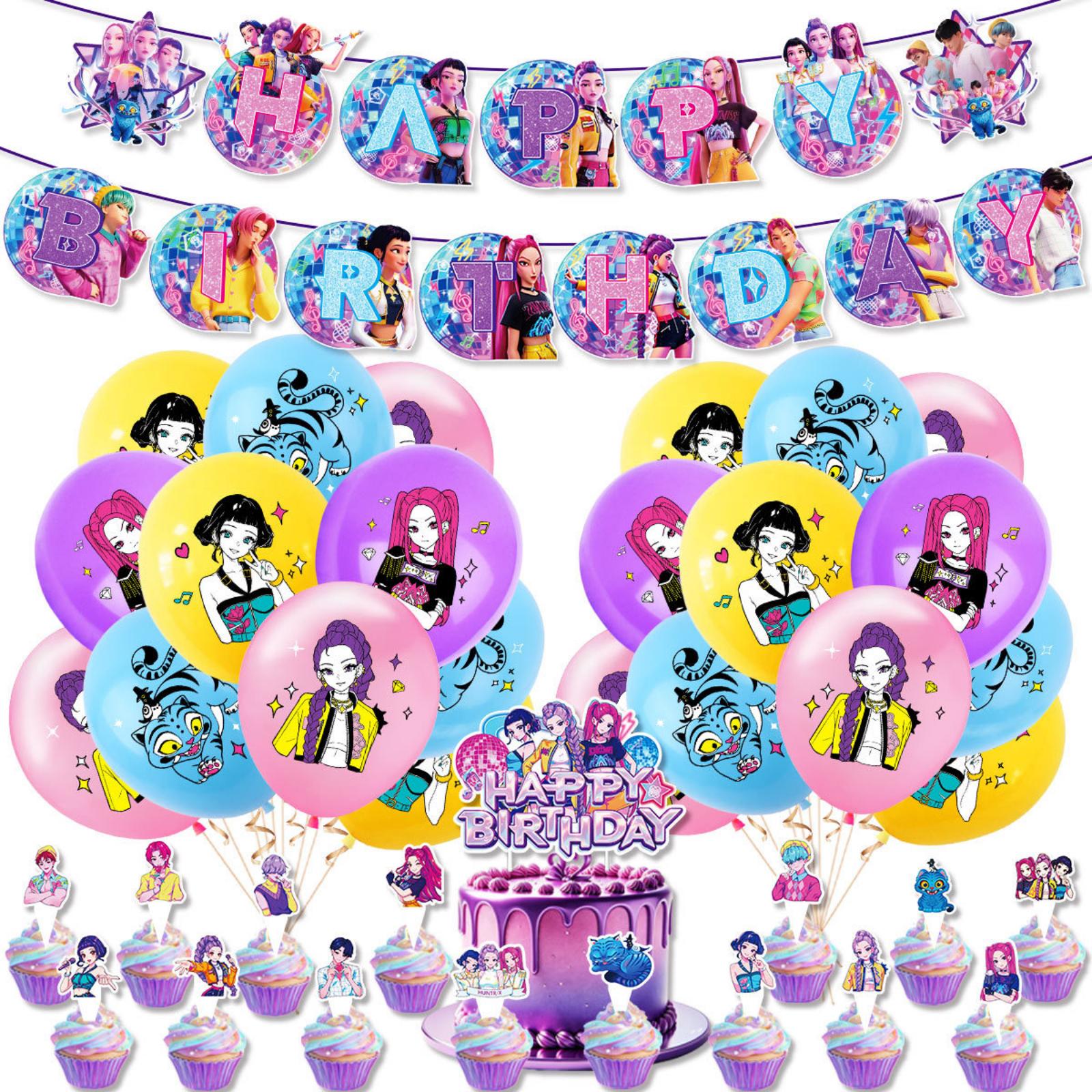 Witch Themed Birthday Party Decoration Set for Girls Celebration