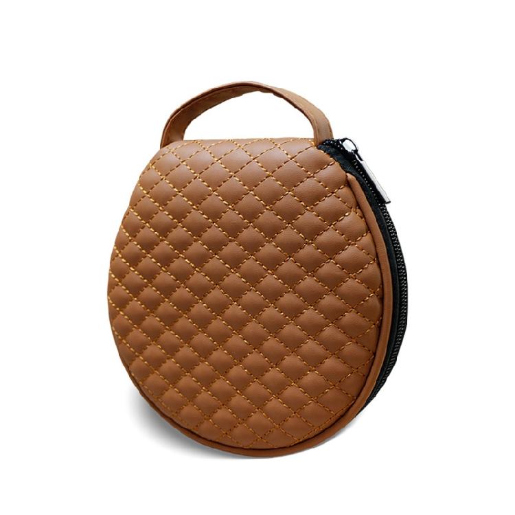 

20 Capacity CD for Case Portable Round CD Holder Storage Leather Organizer for C