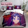 Kawaii girl Game MiSide Bedding Set Quilt Bed Cover Comforter Duvet Cover Pillow Case 3 Pieces Sets Teenagers Children's Gifts