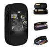 Uzi Doorman Murder Drones Pencil Case Horror Pencilcases Pen Box for Student Large Storage Bags Office Gift Stationery