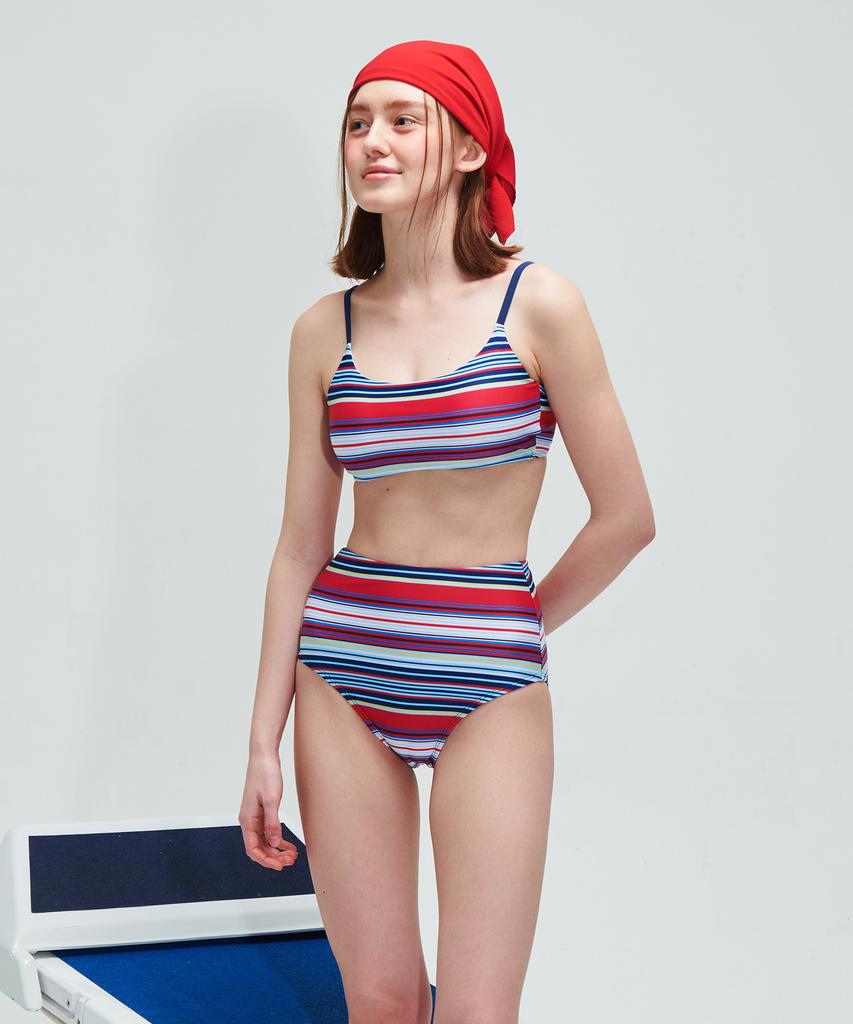 Dillaispul Retro Coast Bikini Top - Harbor Red
