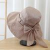 Casual Women's Sun Hat Wide Brimmed Sunscreen Visor Cap Basin Hat Bucket Hat  Vacation
