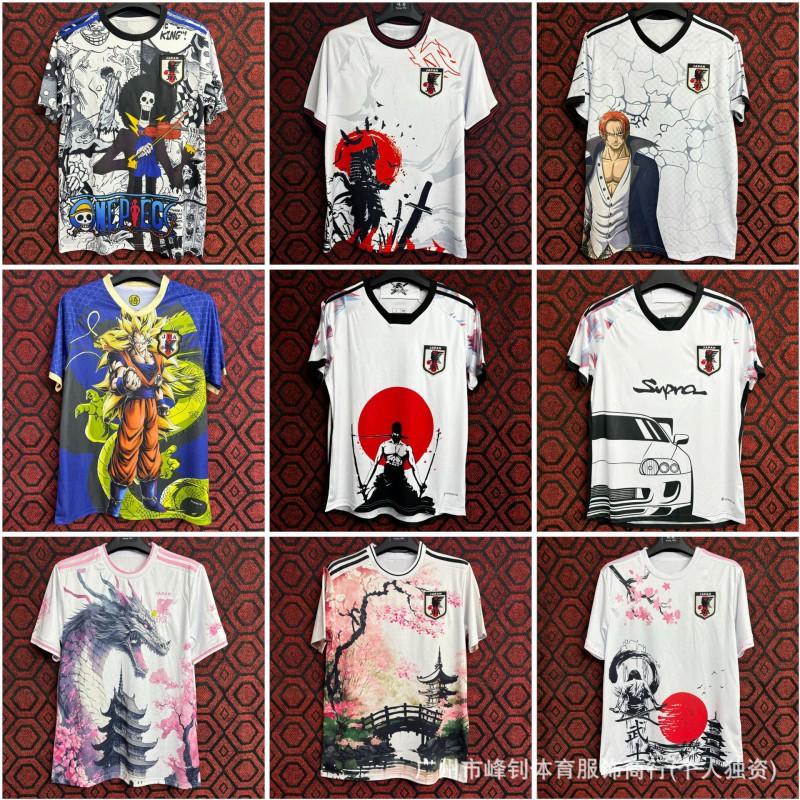 Anime Football Jersey Short Sleeve Cartoon Sports Shirt Fans Adults