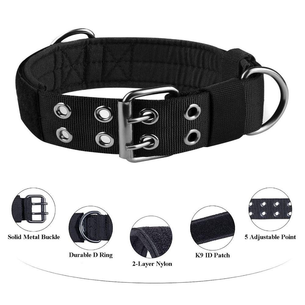 Wear-resistant for Outdoor Tactical Dogs Collar Pets Collars Dog Accessories Shepherd Training Rope