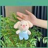 Cute Fun And Plush Pig Keyring With Short Plush Texture Available In Light Green Blue And Pink Colors