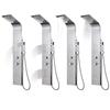 VidaXL Curved Stainless Steel Shower Panel System 142370