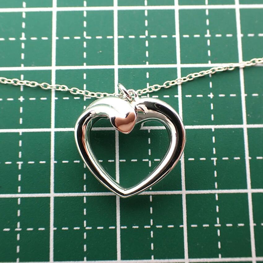 [Used] TIFFANY/Tiffany 925 Tenderness Heart Pendant/Necklace/g493-55
