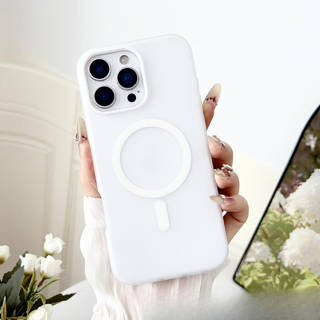 Solid-color Jelly Case Two-in-one Apple 16PROMAX Phone Case, Suitable for Iphone15 Shockproof and Simple Protective Case