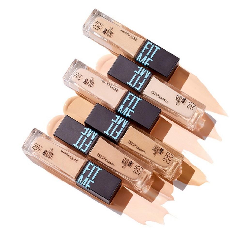 Maybelline Fit Me Matte Poreless Aspire 22 30ml, 125 Nude Beige, 2 Pcs.