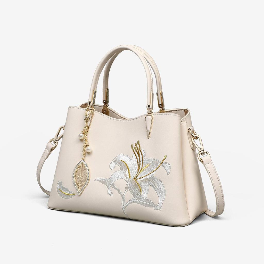 Elegante Dames Crossbody Handtas van Echt Leer 2026 - Perfect Verjaardagscadeau voor Moeders