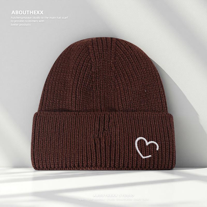 Japanese Original Large Head Circumference Wool Hat for Women Autumn and Winter Warm Pullover Cold Hat Men's Ear Protection Knitted Hat