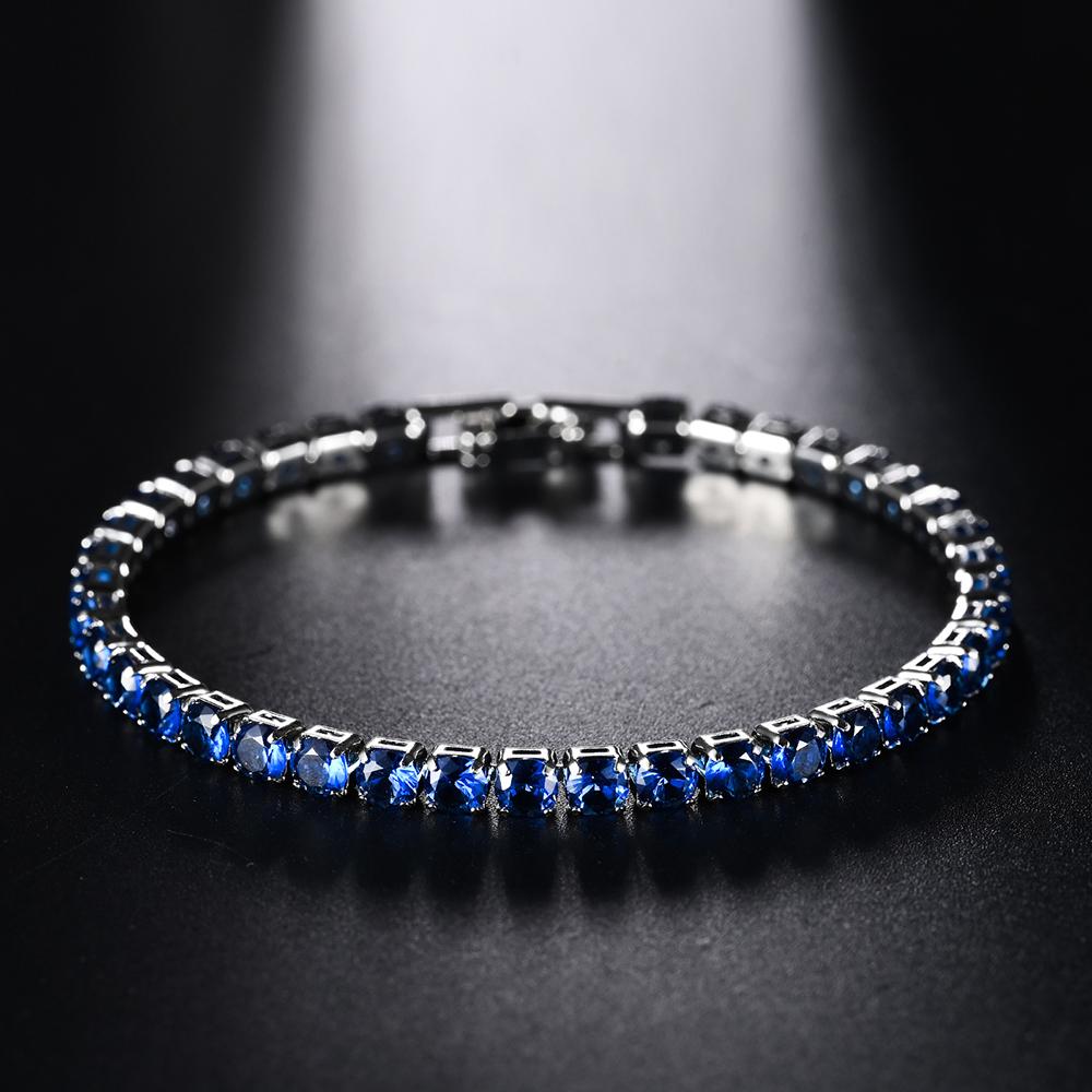 4mm Micro-inlaid Zircon Tennis Bracelet for Women  New Men Bracelet Homme Jewelry Accessories Wholesale