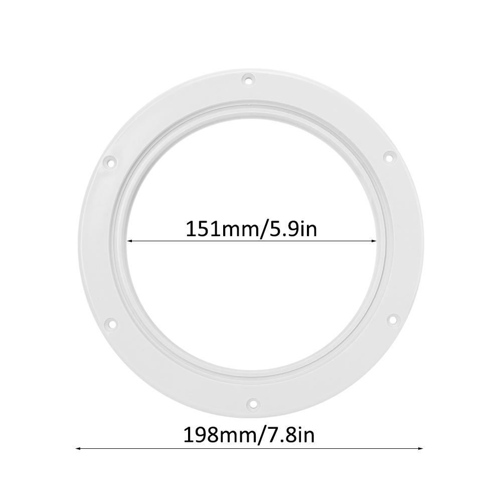 ABS Boat Deck Inspection Access Hatch Cover Non Slip Anti Corrosive Screw Out Round Plate(6in )