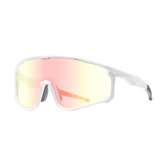 Photochromic Polarized Cycling Glasses, UV Protection Windproof Sports Sunglasses, Lightweight Men Women Safety Eyewear for Mountain Bike Running
