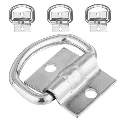 HORIALENCE 4pcs Truck Heavy Duty Tie Down Ring Car Ring Down Hook Training