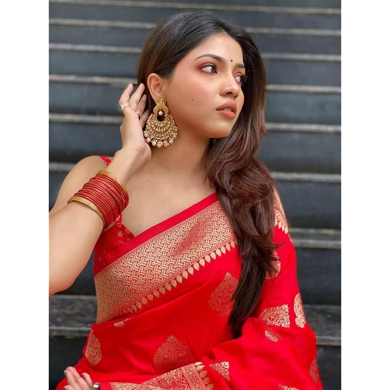 Sugathari Womens Banarasi Saree Pure Kanjivaram Silk Saree Soft New Ladies 2023 Design Wear Pattu Sarees Latest Cotton P