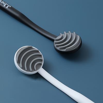 Silikon Zungenschaber - Sanfte Mundpflege, Zungenreiniger für frischen Atem, Geruchloses persönliches Hygienewerkzeug