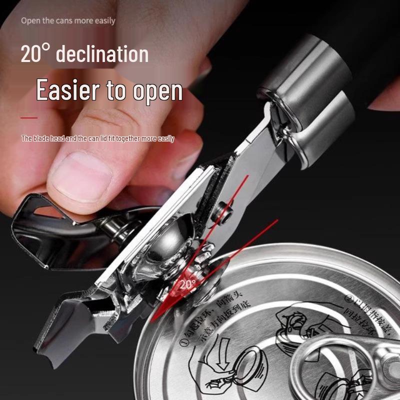 Wielofunkcyjny otwieracz do puszek i butelek ze stali nierdzewnej ze śrubokrętem