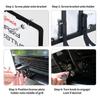 Front License Plates Holder for 2021-2023  AntiTheft, Removable License Plate Bracket Mounting Kit