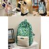 Girls Backpack For Middle School Versatile Nylon Big Capacity With Bear And Flower Print Design For School Use