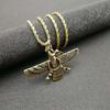 Cross-Border Persian Gold Plated Titanium Zoroastrian Pendant Necklace