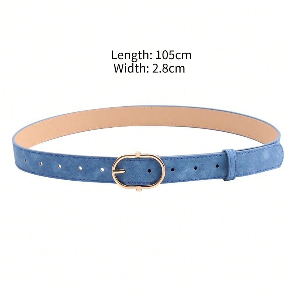 Women's Belt Pin Buckle Soft and Comfortable Jeans Belt Girls Clothing Belt
