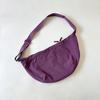 Men's and Women's Casual Hobos Crossbody Bags Large Capacity Female Nyl Shoulder Bag Lightweight Zipper Pocket Purse Handbags