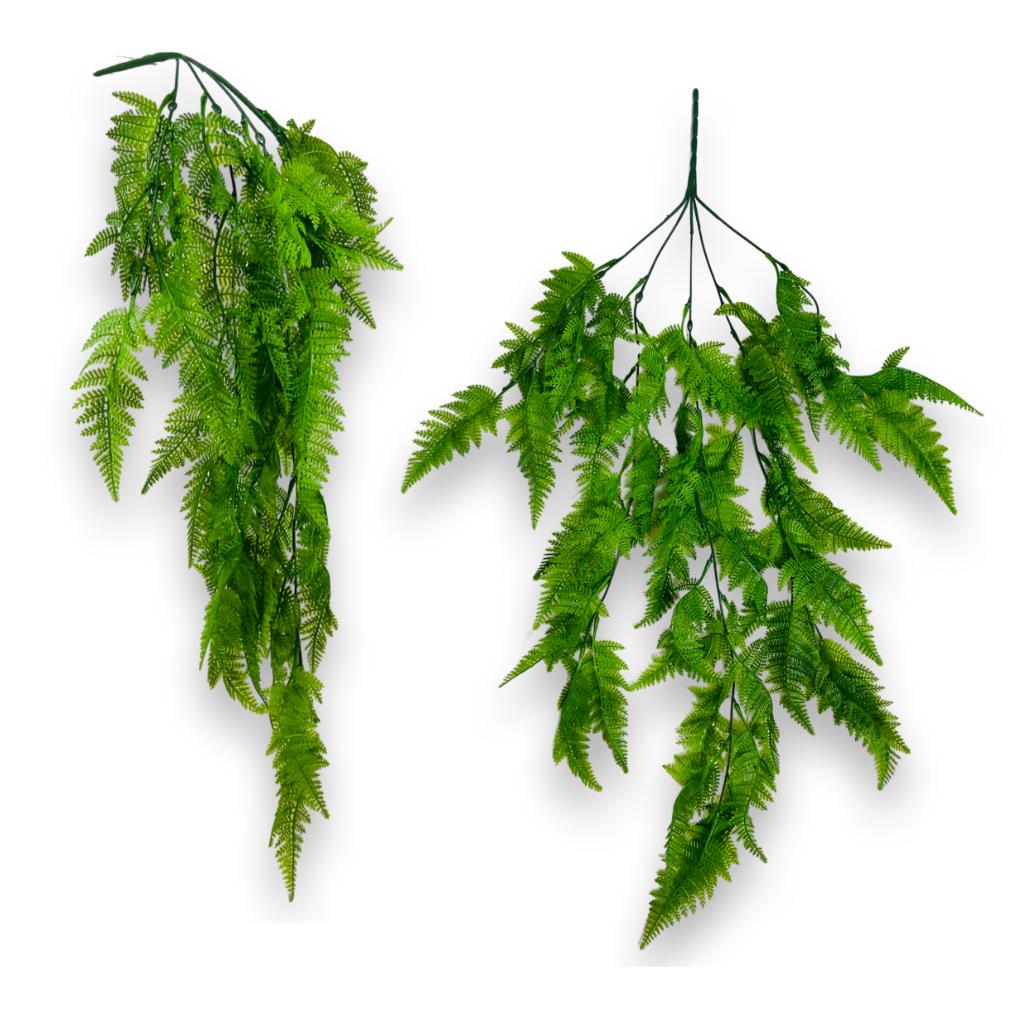 Fern leaf garland, fern hanging 80 cm, green