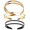 3Pieces Double Breasted Headbands Stylish and Simple Hairhoop for Makeup Sports and Casual Outfit Women Accessories