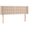 Maison Exclusive - Tête de lit avec oreilles Cappuccino 147x16x78/88 cm Similicuir