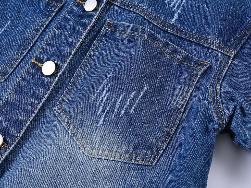 2026 Korean Style Slim Fit Short Denim Jacket for Women - Versatile Casual Spring/Autumn Top