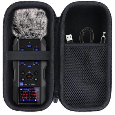 Lebakort Opbergkoffer Compatibel met Zoom H6 Essential en H5 Studio Handy Recorders