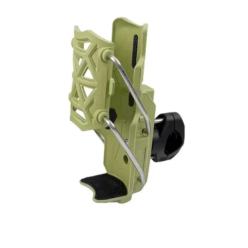 Adaptive Water Cup Holder for Motorcycles & Electric Vehicles - Rotatable Foldable Bumper Mount Bike Motorcycle Water Bottle Cag