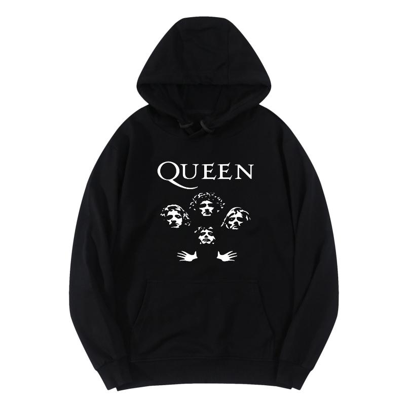 

Новые толстовки Queen с принтом легендарной рок-группы, уличная одежда унисекс, женская мода, толстовки большого размера, пуловеры с капюшоном, спортивные костюмы