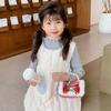 Fun Ruffled Red Bow Purse For Girls With Cozy Polyester Interior And Playful Appeal For Occasion Any