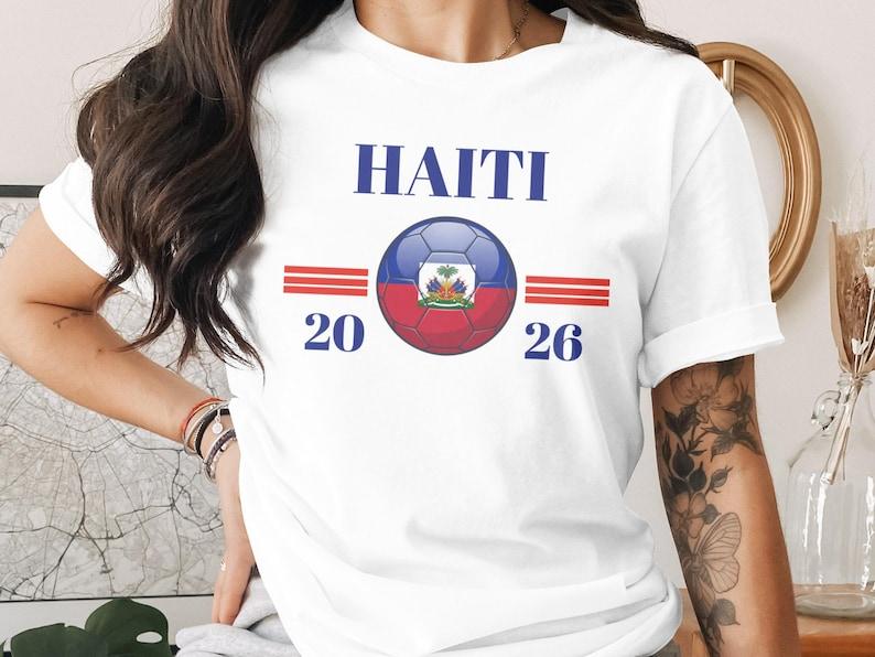 Haiti World Cup 2026 T-Shirt, Haitian Football Family Matching Tee, Soccer Fan Apparel, Caribbean National Team Pride, 2026 Supporter 3XL