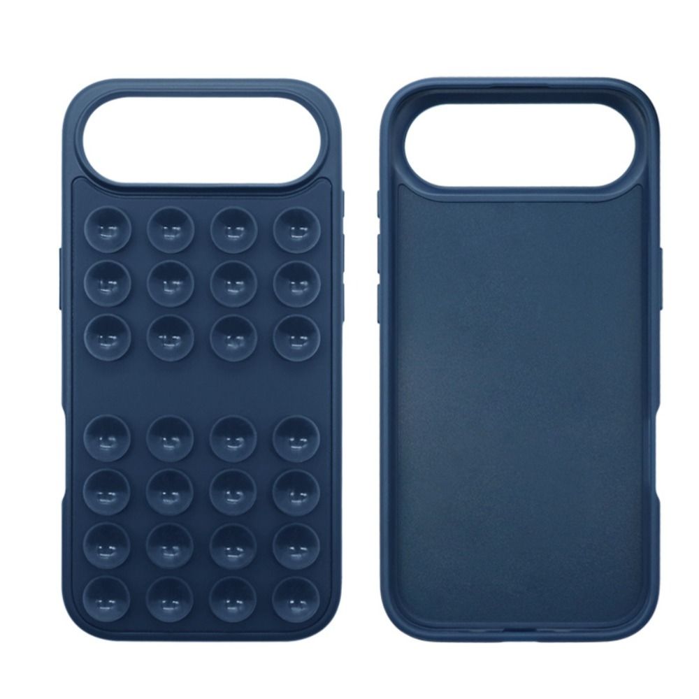 Silicone Phone Case Suction Cup Bracket Phone Protective Shell for iPhone 17/Air/17 Pro Max